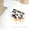 Plotterdatei | "Fussball mit Hintergrund Farbspritzer" SVG+DXF