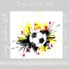Plotterdatei | "Fussball mit Hintergrund Farbspritzer" SVG+DXF – Bild 3