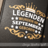 Plotterdatei | "Legenden wurden im (MONAT) geboren" SVG+DXF – Bild 4