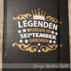 Plotterdatei | "Legenden wurden im (MONAT) geboren" SVG+DXF – Bild 3