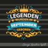 Plotterdatei | "Legenden wurden im (MONAT) geboren" SVG+DXF – Bild 6