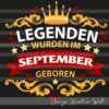 Plotterdatei | "Legenden wurden im (MONAT) geboren" SVG+DXF – Bild 2