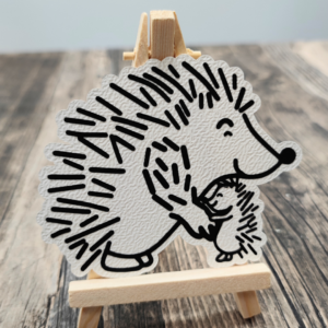 Plotterdatei | IGEL FRANZ mit Kind | svg, dxf