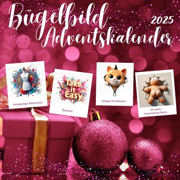 BÜGELBILD ADVENTSKALENDER 2025 "NEU"