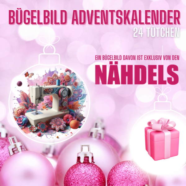 Bügelbild Adventskalender