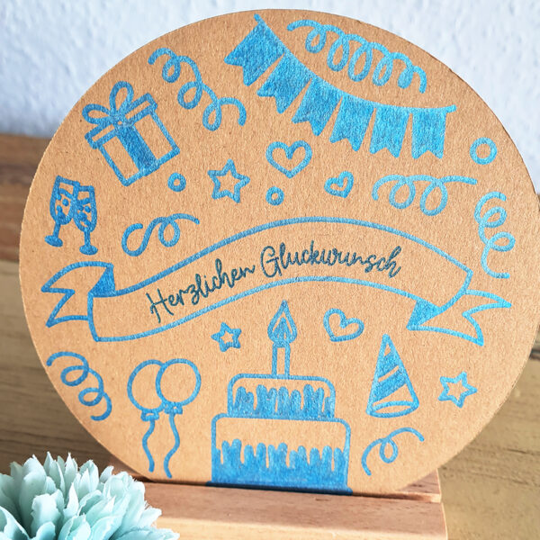SINGLELINEDATEI Geburtstagsbundle I Plotterdatei+Laserdatei – Bild 5