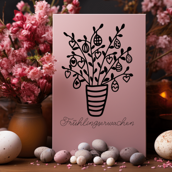 Plotterdatei | "Palmkaetzchen" | Ostern Frühling – Bild 2