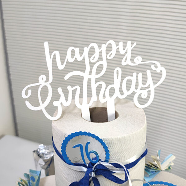 Plotterdatei + Druckvorlage| "Happy Birthday Caketopper" | Geburtstag – Bild 2