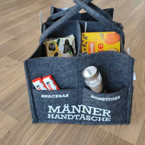 Plotterdatei | "Männerhandtasche zu Vatertag" | Geschenkidee Herren Männer – Bild 4