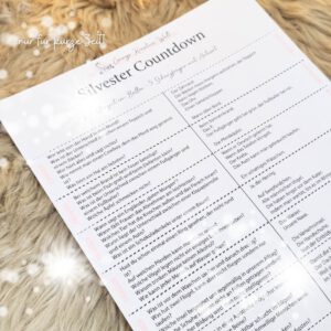 Druckvorlage | "Scherzfragen" | Silvester Countdown Spiel