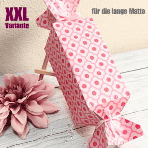 Plotterdatei | "XXL Bonbonverpackung" für alle großen Schneidegeräte mit langer Matte wie Cricut Maker, Explore, Brother, Silhoutte, Siser usw.