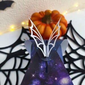 Plotterdatei | "Fledermaus Fluegel - Halloween Box - Faltschachtel" für alle großen Schneidegeräte wie Cricut Maker, Explore, Brother, Silhoutte, Siser usw.